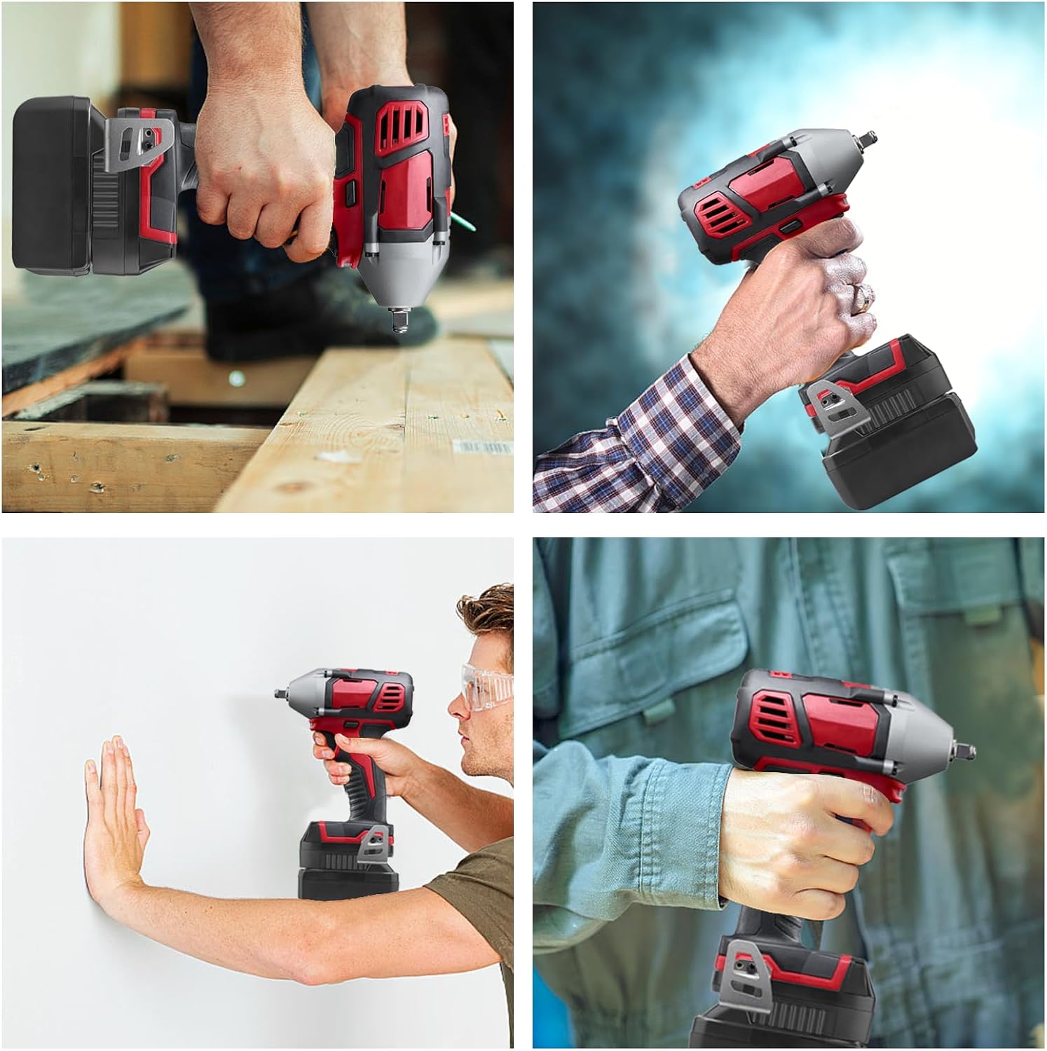 for Makita 18V Battery to for Milwaukee M18 Cordless Tools, Compatible with Makita Battery to for Milwaukee Tools