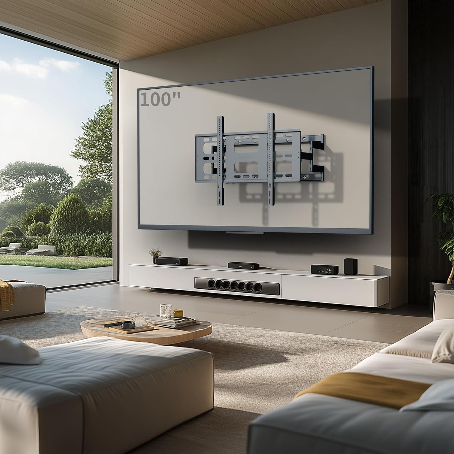 TV Mounted in Living Room