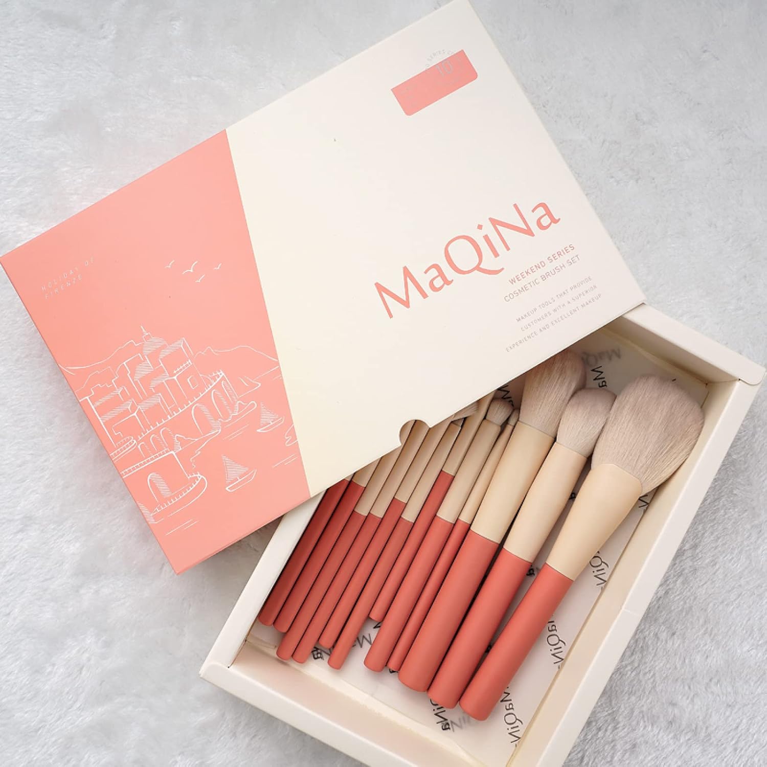 Makeup Brush Beauty Brush Makeup Brushes Eye Makeup Brushes Maroon 12 Sets Brushes, Loose Powder Brush, Eyeshadow Brush, Super Soft, Practical Makeup And Beauty Tools,Holiday 12 Sets Brushes