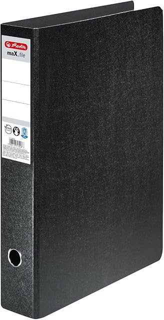 Herlitz max.file Fiberboard A3 Upright 7.5cm Lever Arch File