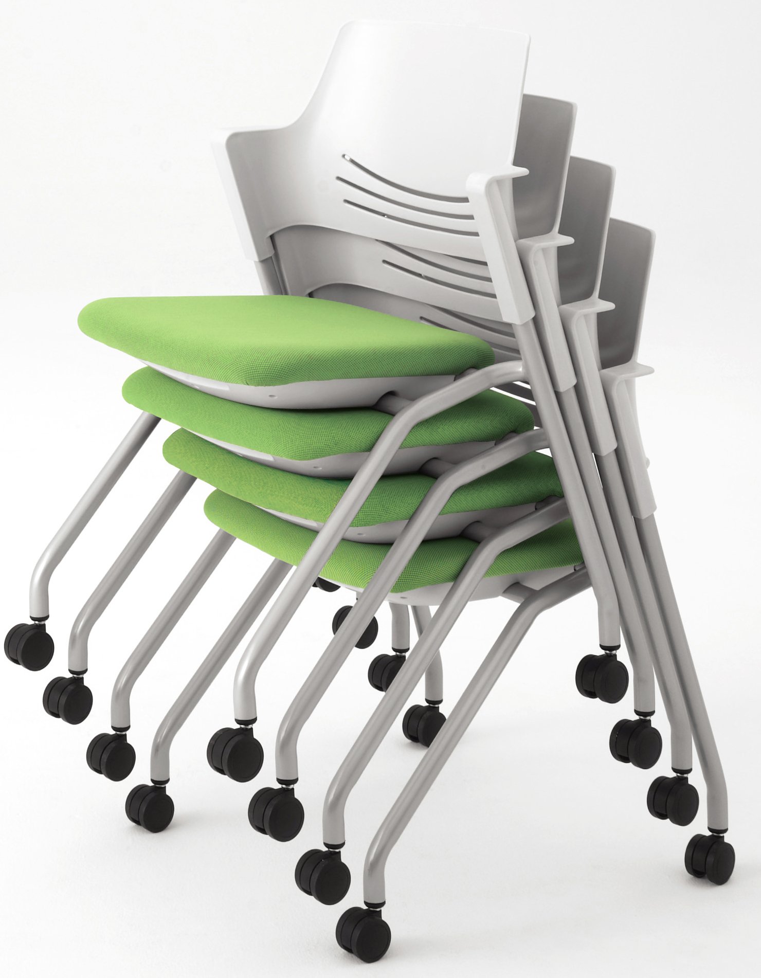 Amazon.co.jp: Okamura Village VC Chair Stacking Orange 8VCC1A-FTC8