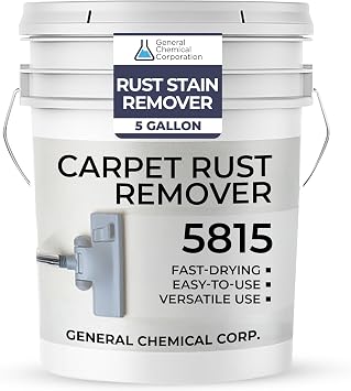Rust Remover 5815 - Heavy Duty Rust & Stain Remover for Household Cleaning, Expertly Treats and Cares for Furniture, Kitchen Surfaces, and Fabrics -Easy to Use Spray Liquid - 5 Gallon