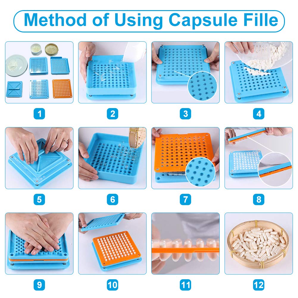 Manual Capsules Filler Machine 100 Holes Empty Capsule Plates with