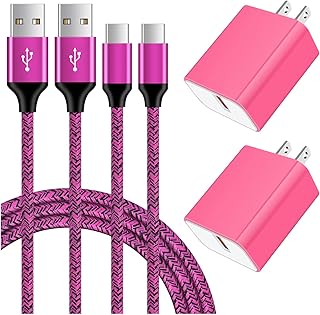 Quick Charge 3.0 Adaptive Fast Charger Type C with Android Phone Charger C Cable for Samsung Galaxy S23/S22/S22 Ultra/S21/S20/S10/S9/S8/Note 20 Ultra 10 9 8/A54/A14/A53/A13/A03S/A02S/A12/A32/A52/A51