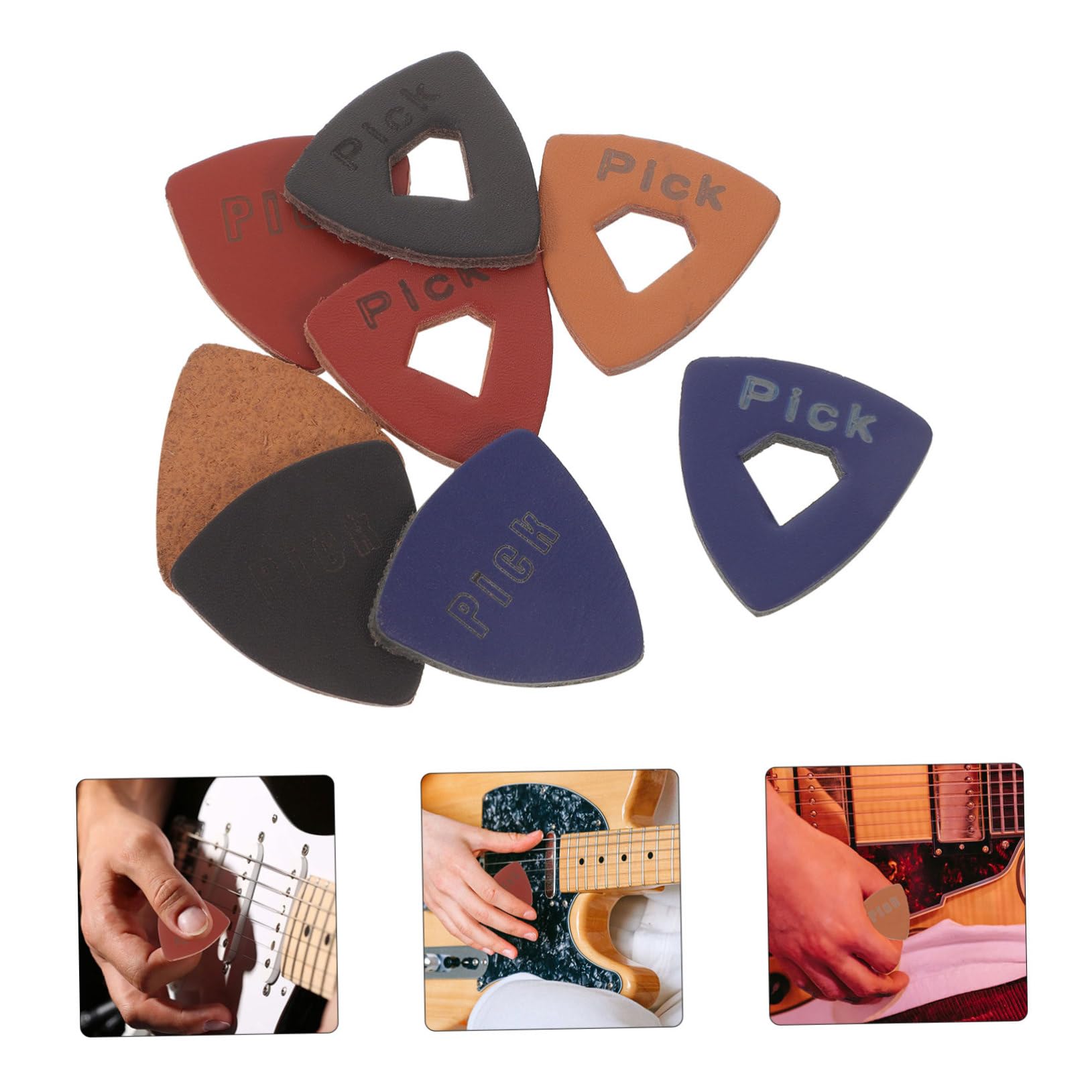 TOYANDONA 40pezzi Plettri Per Chitarra Accessori Per Chitarra Acustica e Elettrica Pratici e Resistenti Per Performance e Pratica