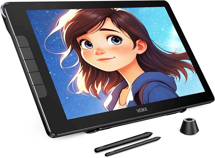 Amazon.com: VEIKK Drawing Tablet with Screen 15.6 inch Studio 16