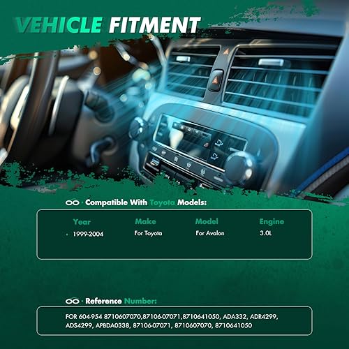 Vista 434 de SCITOO Reemplazo de actuador de puerta de mezcla de calentador HVAC para Ford F-150 2004-2008, para Ford para Lobo 2004-2008, para Lincoln para Mark