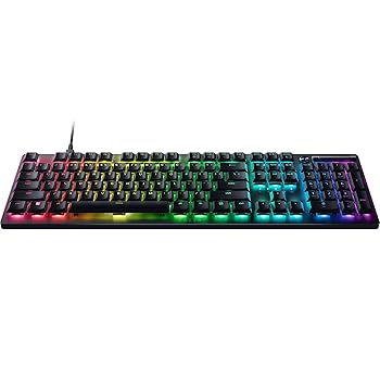 Razer DeathStalker V2 (Red Switch) Optical Low-Profile Gaming Keyboard Black
