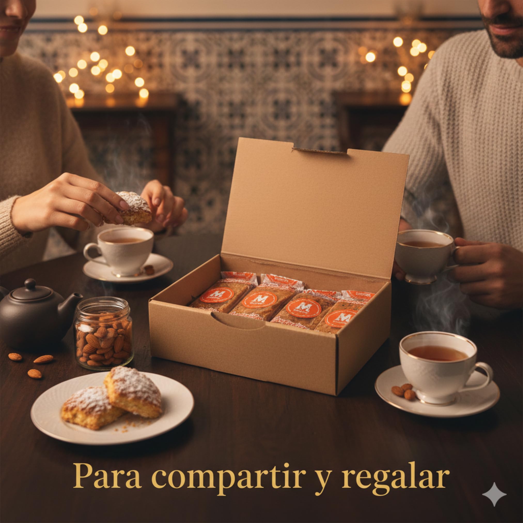 Dulces Árabes Pastas Artesanas · Maritoñi Receta de Granada · Caja Surtida 12 Uds · Regalo y Sobremesa