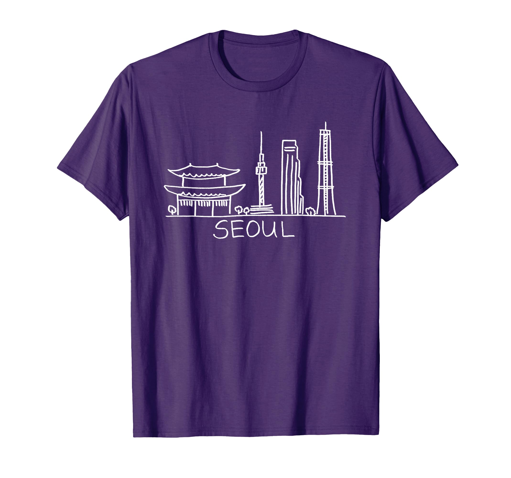 Seoul Tower White T-Shirt