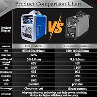 Vista 4 de Soldador MIG 205Amp Inversor Digital IGBT Stick MMA Soldador, 110V Dual Voltaje Inicio Caliente Máquina de Soldadura Portátil