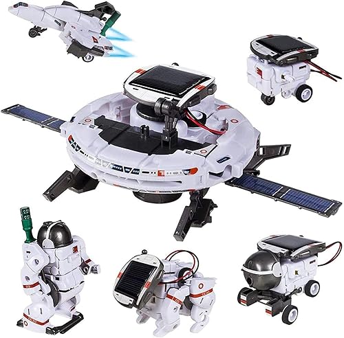 STEM Toys 6 en 1 - Kit de robot solar espacial aprendizaje educativo juguetes de construcción de ciencia kits de ciencia educativa regalo para niños