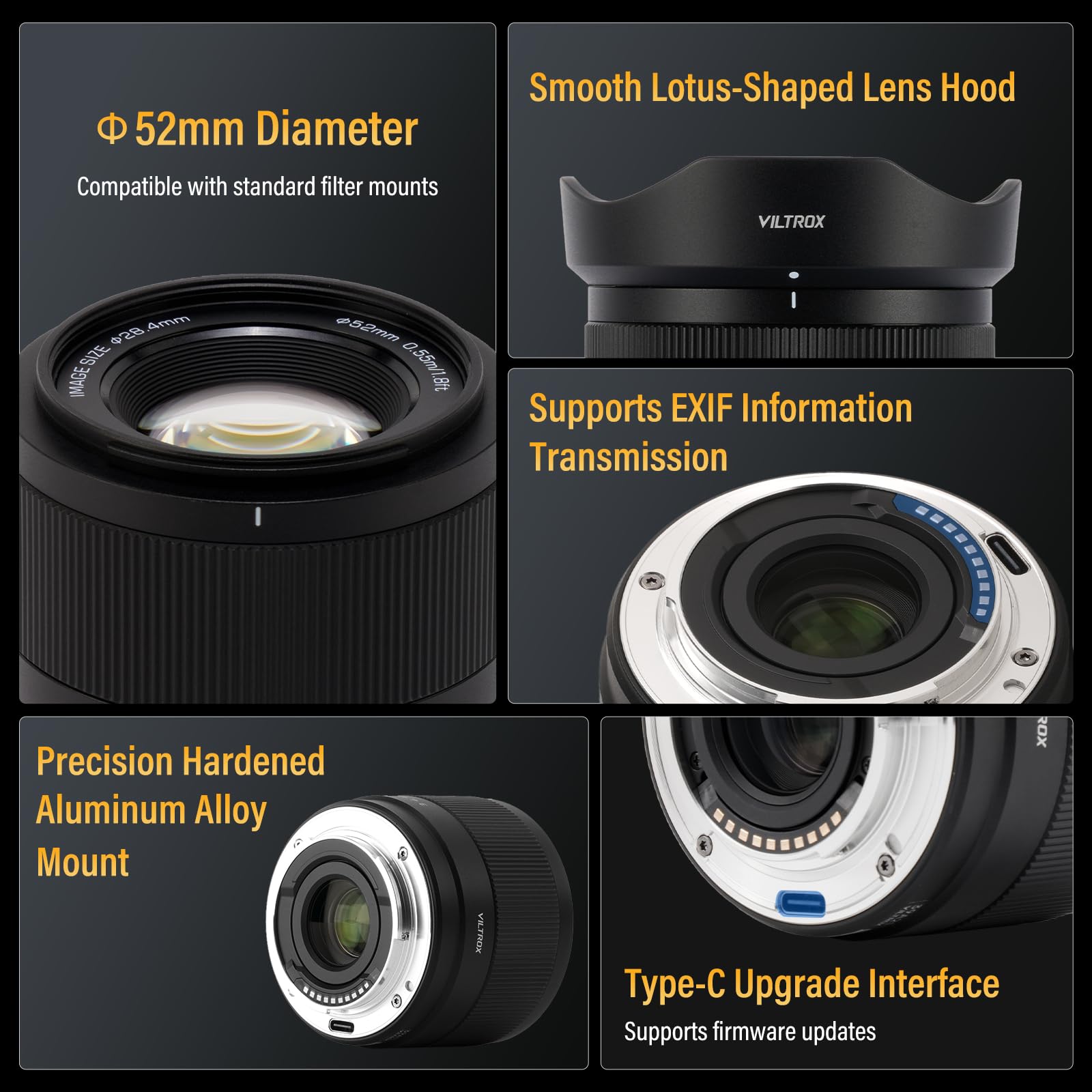 VILTROX 56 mm F1.7 Air Z Mount Obiektyw Fotograficzny do obiektywu Nikon Z Camera Duże Przysłony i Auto Focus Czujniki APS-C dla Nikon Z30 Z50 Z50II Z5 Z5II Z6II Z7 Z7II Z8 Z9 ZR