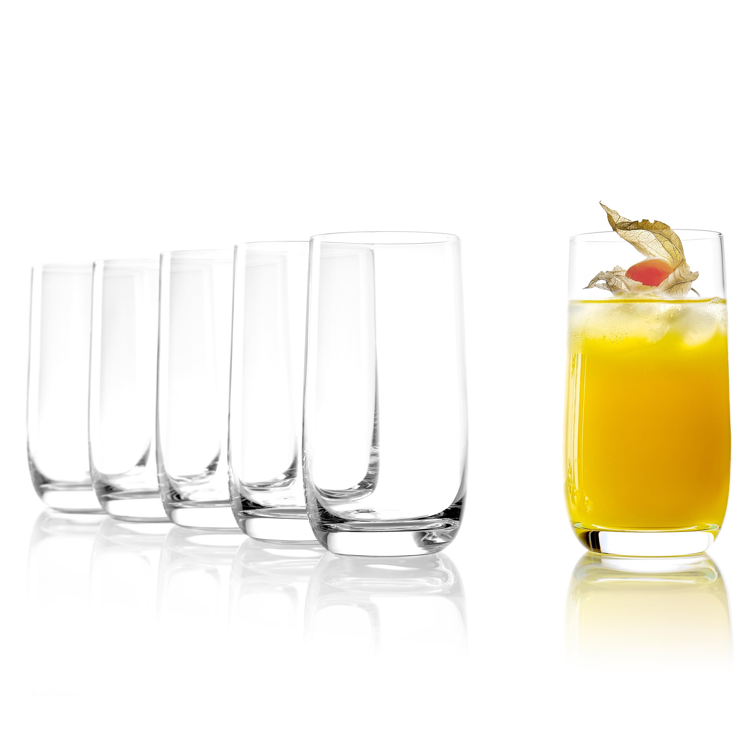 Stölzle Lausitz Glass Juice Es/Water Es Weinland 315 Ml, Set Of 6, Lead Crystal, Dishwasher Proof