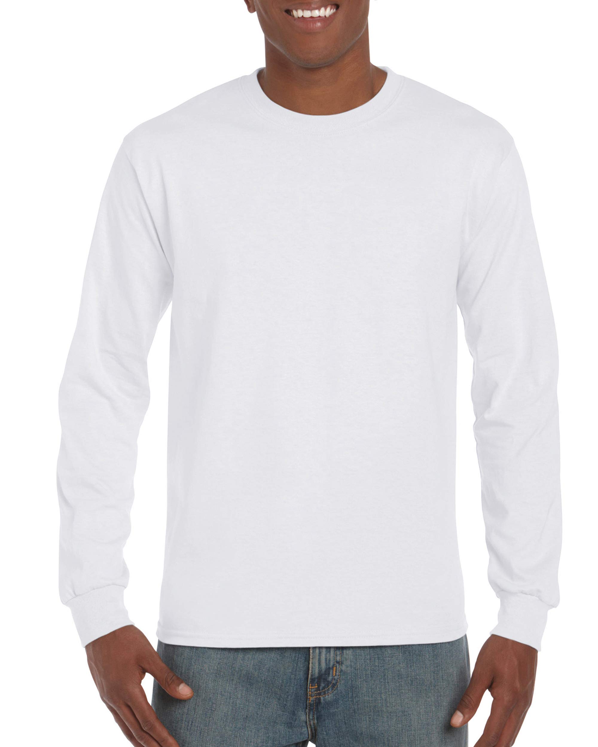 Gildan. White. 2XL. H400. 00191675089770