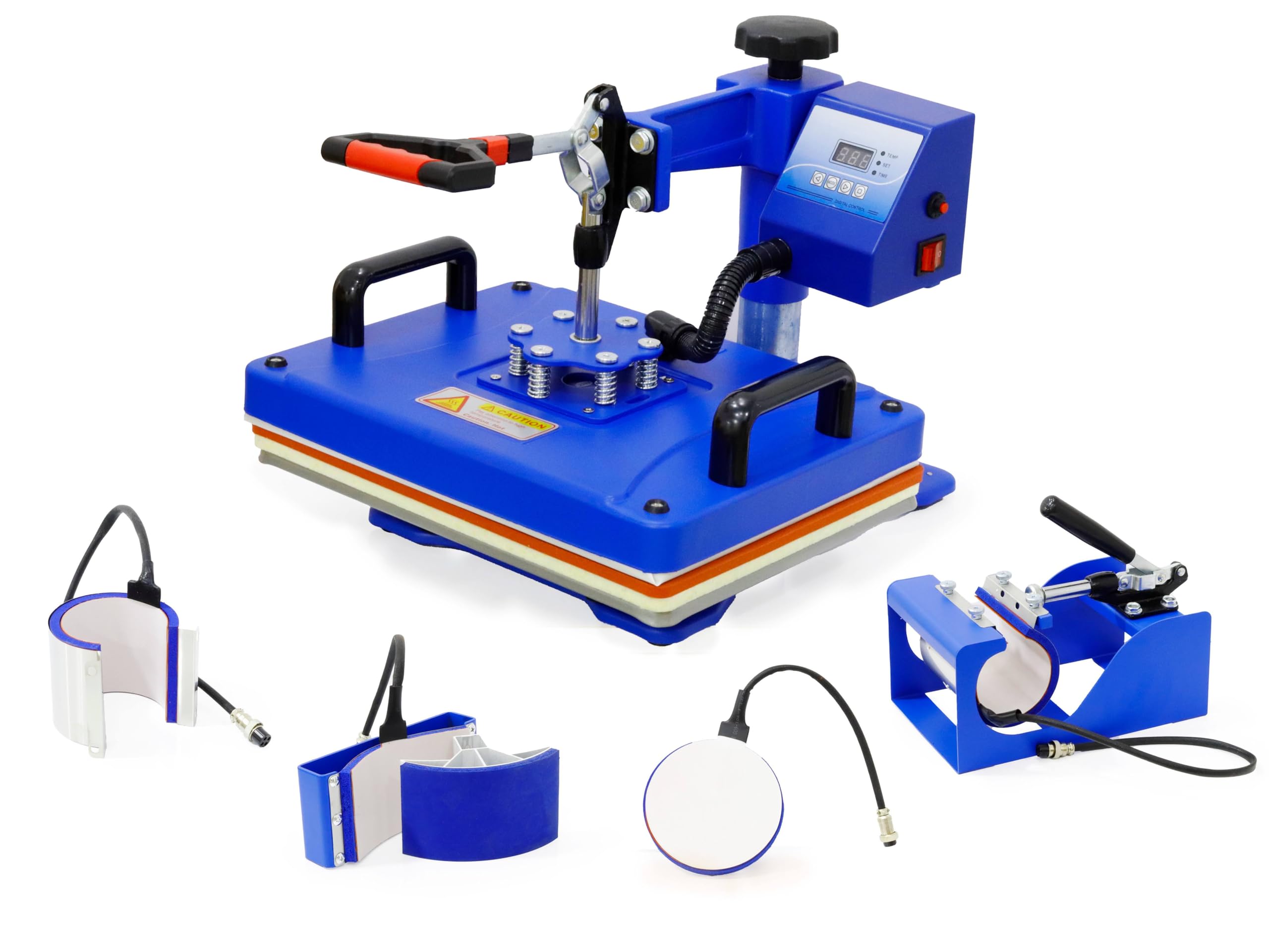 AT Sub 5 in 1 Heat Press Machine | Multi Purpose Sublimation Combo Machine for T-Shirt Plate Mug Bottle & Glass | DTF Printing | Fusing Machine | Vinyl Printing |12X15 Inch (B0D6GQKSTQ) Amazon Price History, Amazon Price Tracker