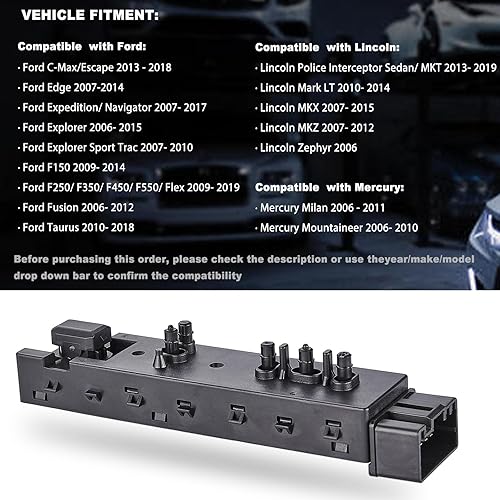 Miniatura 2 de DAFGSEA Reemplazo del interruptor eléctrico del asiento del lado del conductor izquierdo para Ford Edge Escape Explorer Fusion Expedition F150,