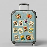 Vista 6 de PARTH IMPEX 354Pcs Vintage Postage Stamp Stickers – Antique Retro Fake Postal Vinyl Decals for Scrapbooking Journaling Planners Junk Journals