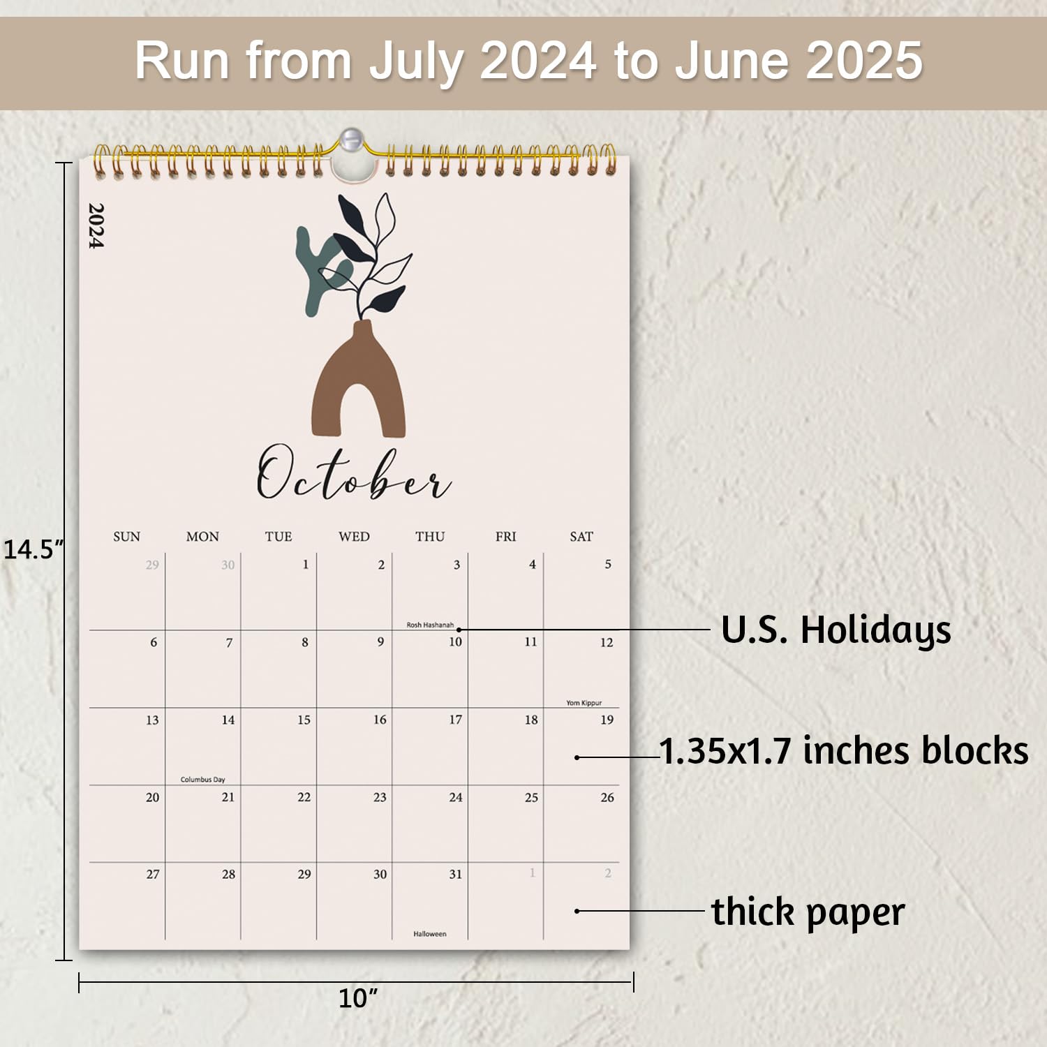 amazon-com-aesthetic-2024-2025-wall-calendar-runs-from-july-2024-to-june-2025-the-perfect-12-months-boho-academic-hanging-calendar-thick-paper-perfect-for-monthly-organizing-planning-10-14-5-office-products