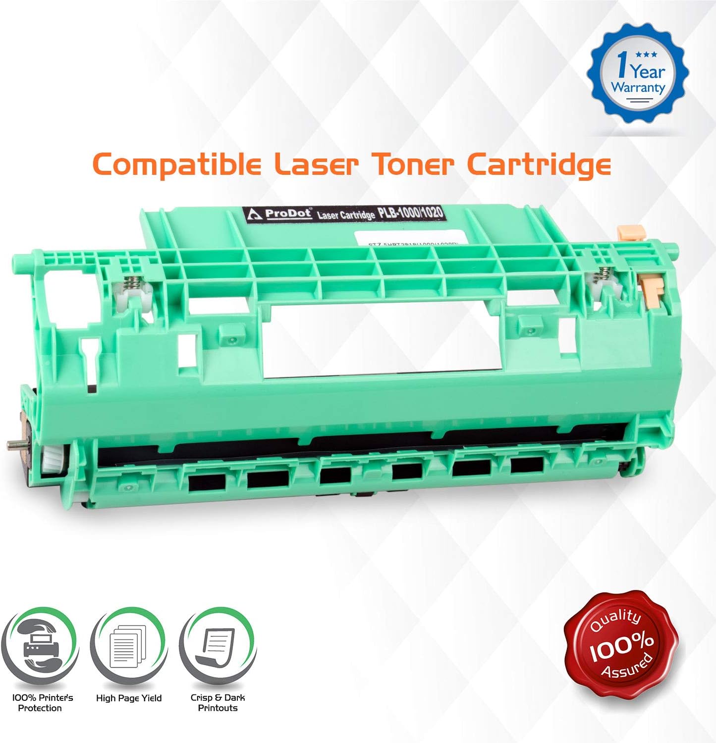 ProDot PLB-1000/1020 DR Compatible Laser Printer Toner Cartridge (Black)