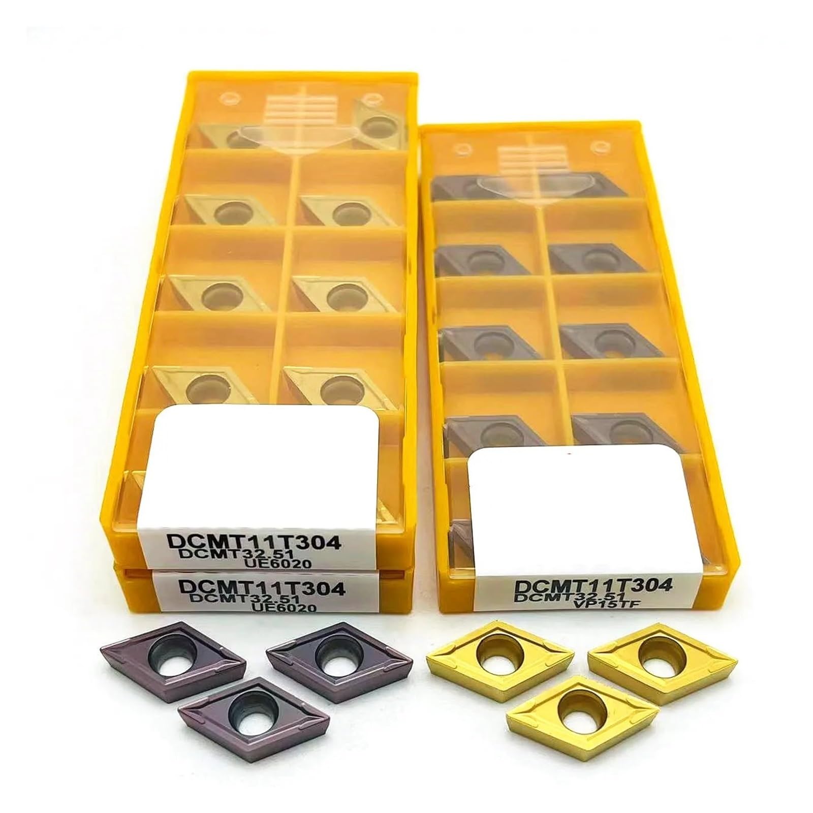 DCMT11T308 US735 plaquettes pour outils de tournage en carbure évitant l'usure prématurée sur métal