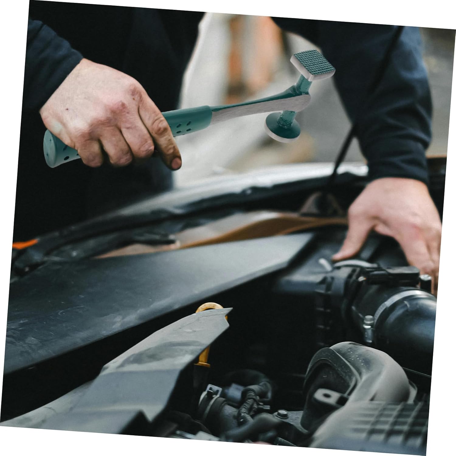 Metal Hammer for Automotive Repair Professional Dent Removal Tool and Versatile Auto Tool Essential Mechanic Equipment for Panel Beating and Dent Fixing