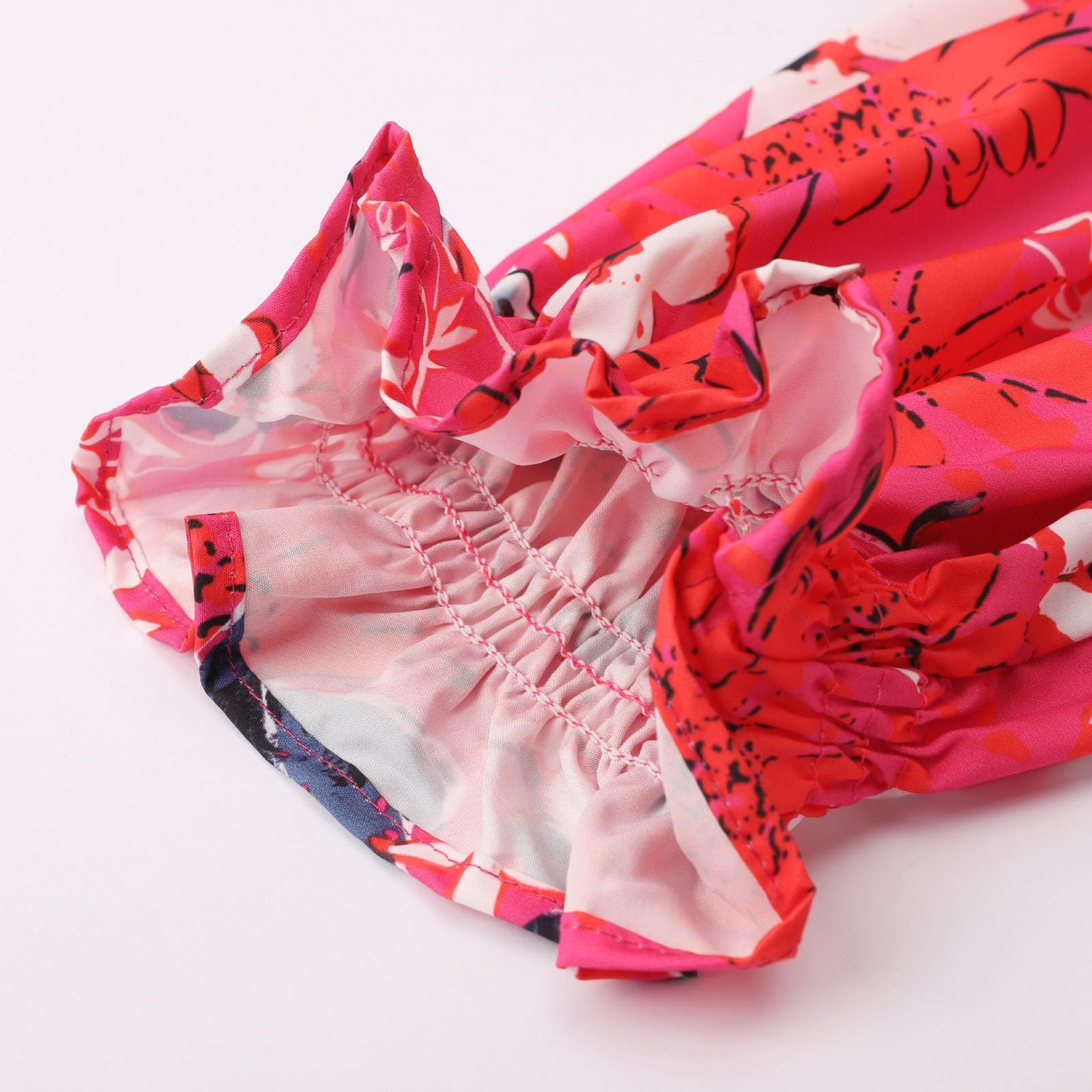 Elegante Abito Formale con Stampa Floreale per Occasioni Speciali, Sofisticato e Leggero