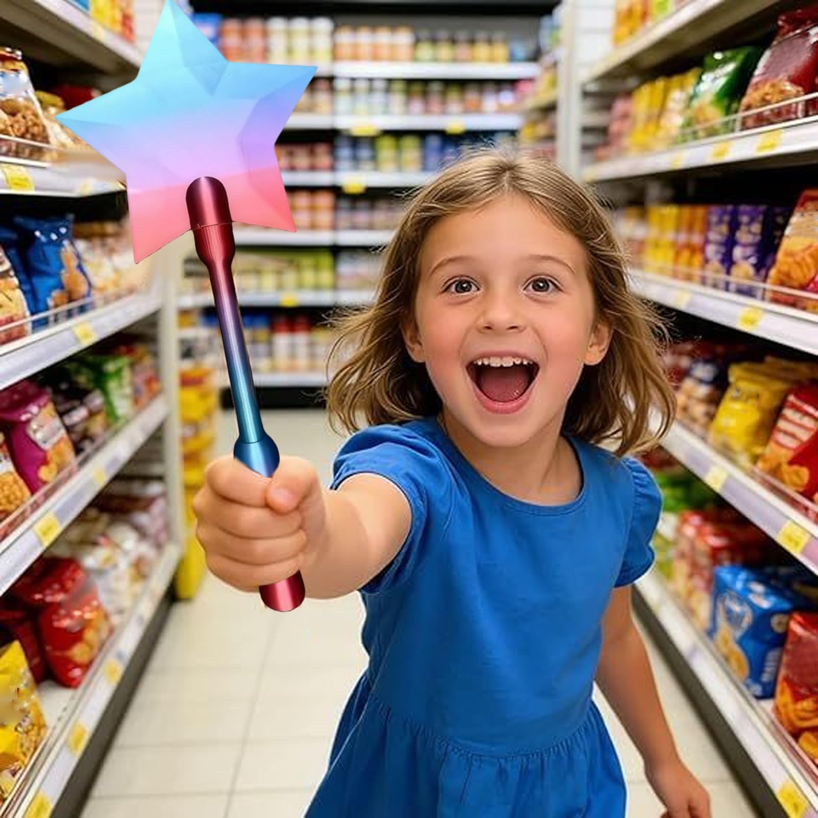 Porta Tarjetas Pago Sin Contacto Varitas Estrella - Varitas Impresa En 3D Toque para Pagar, Tarjetas Crédito MágicasVaritas, Wand Mágicas De Estrellas para Niños Fans del Cosplay, Magos, Compras — view 6