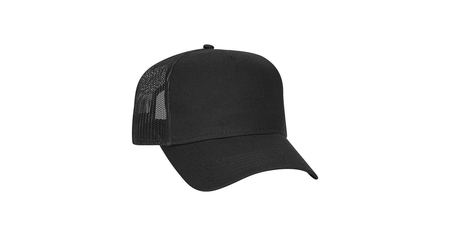 Otto Caps 5 Panel Low Profile Mesh Back Trucker Hat Cotton