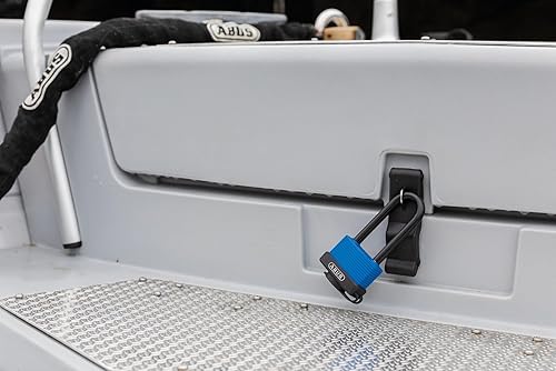Miniatura 4 de ABUS 70IB45 - Candado meteorológico con 2 llaves para exteriores, almacenamiento, marino, 49 mm de ancho, grillete largo, con llave diferente