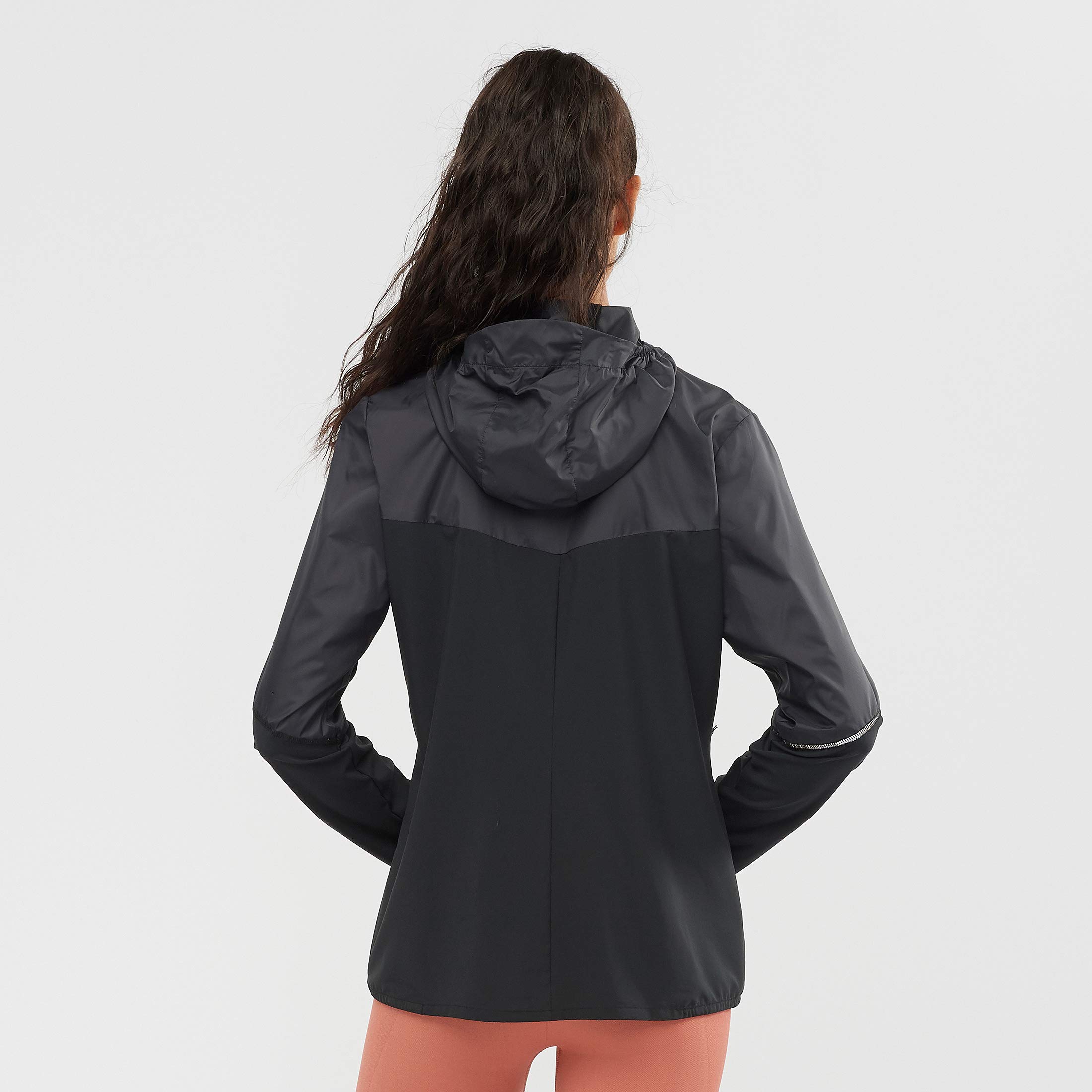 Salomon Agile Sudadera con cremallera para hombre para caminar, correr o hacer senderismo