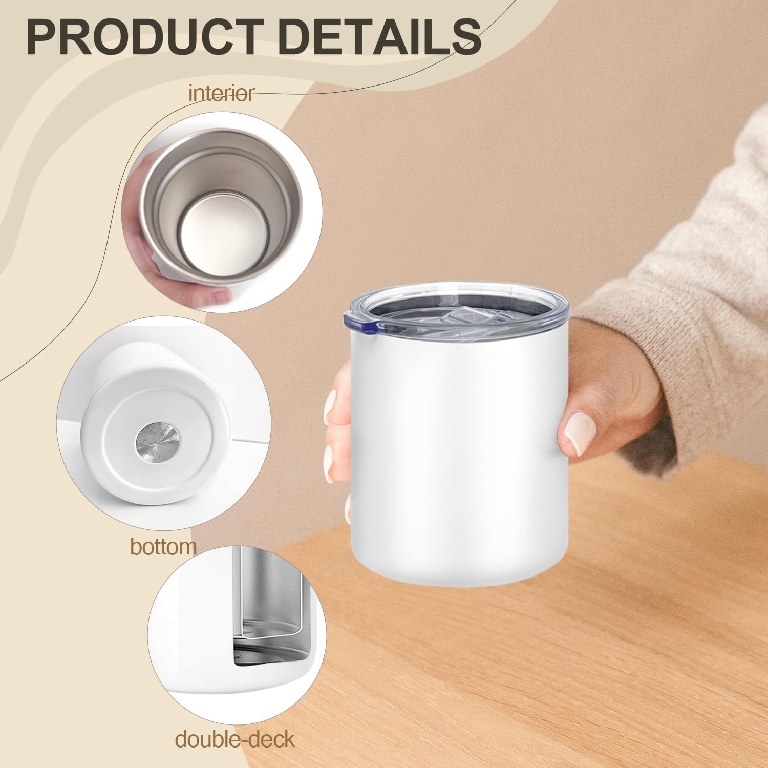 YOUKE OLA 16 Pack Stainless Steel Insulated Coffee Mug Bulk with Lids, 12oz Vacuum Insulated Double Wall Travel Mug for Hot and Cold Drinks Home Office Car, 16 Colors - Image 3