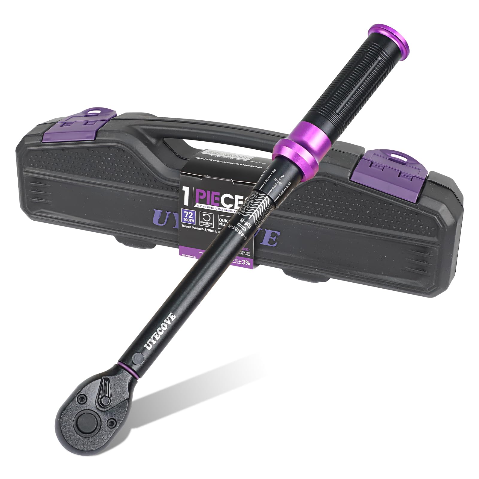 UYECOVE 3/8 Inch Drive Click Torque Wrench