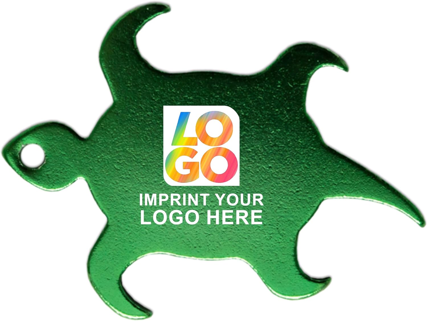 Custom Imprinted Turtle-Shaped Bottle Opener for Events, Bars, and Brand Display (Green, QTY 1000)
