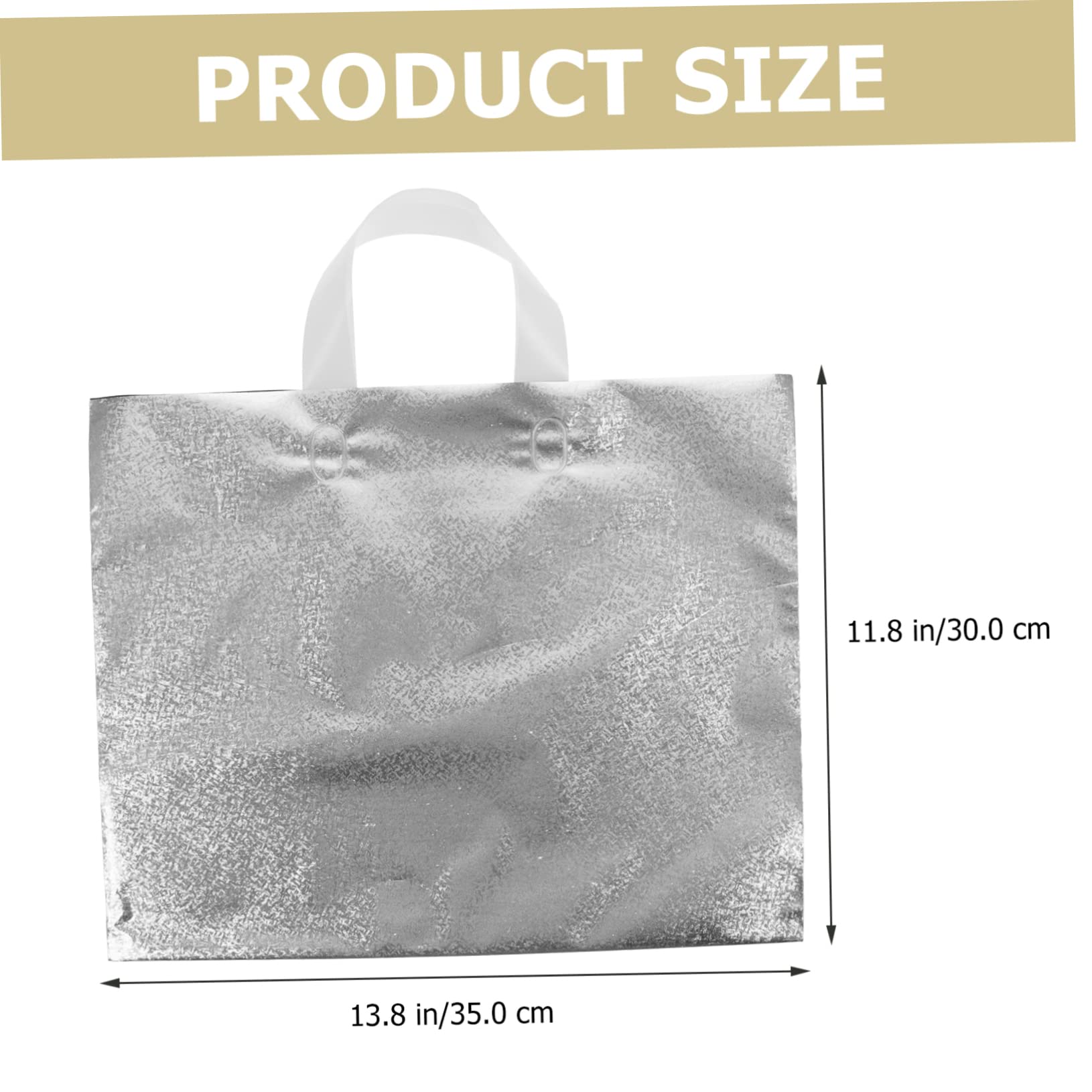 IWOWHERO 50 Piezas Bolsas De Obsequio Brillantes Estampado De Purpurina Unidades Para Guardar Regalos Para Bolsas De Mano Para Dulces y Contenedores Para Flores