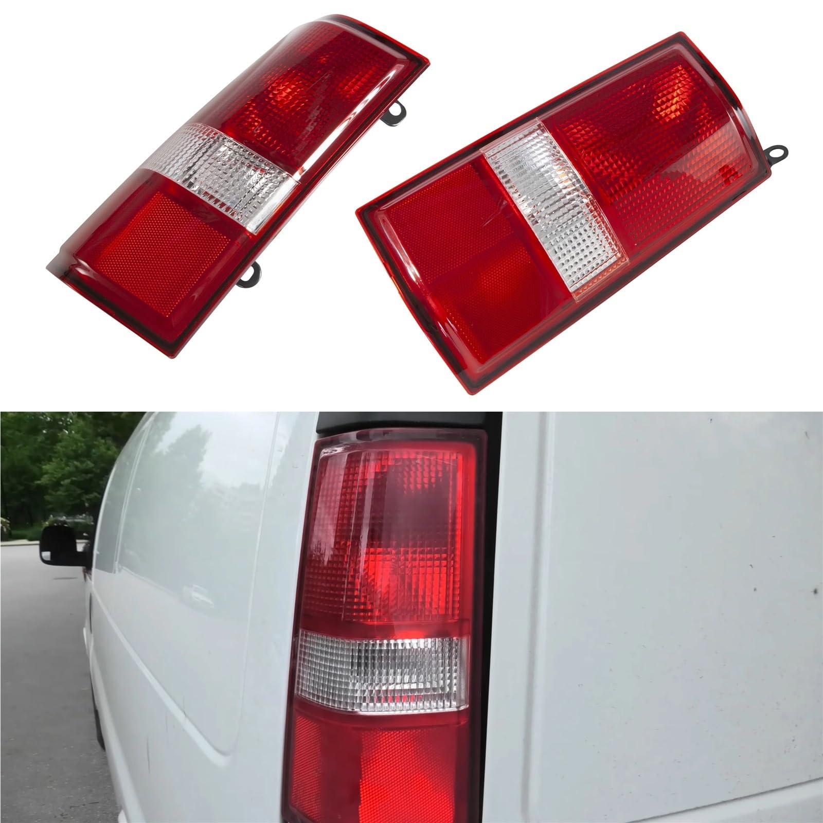 Lampada Fanale Posteriore Per Coda posteriore per gruppo luci di segnalazione per Chevy Express 1500 2003-2014 per Chevrolet Express per GMC Savana 2003-2023(Left)