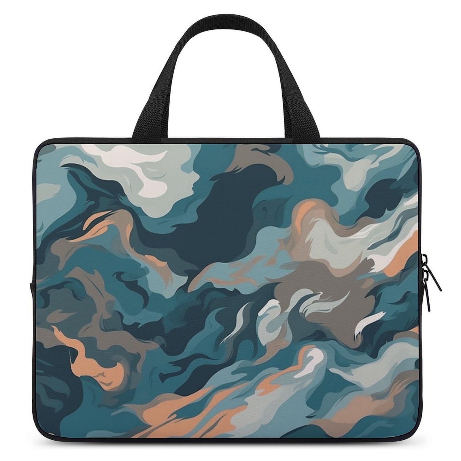 Custodia per computer portatile da 13", ultra sottile, leggera e impermeabile, in neoprene resistente, con tracolla, colore: blu