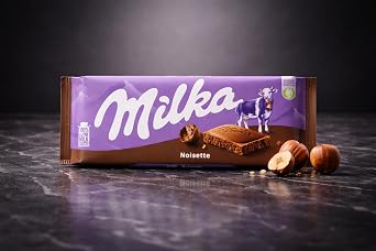 Milka Noisette Milk Chocolate 90g (Pack of 10)