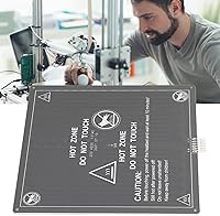 Vista 4 de Placa de cama caliente Impresora 3D de aluminio Reemplazo de estera calentada 12 V 120 W para A8 A6 con alambre Impresora 3D Placa de cama caliente