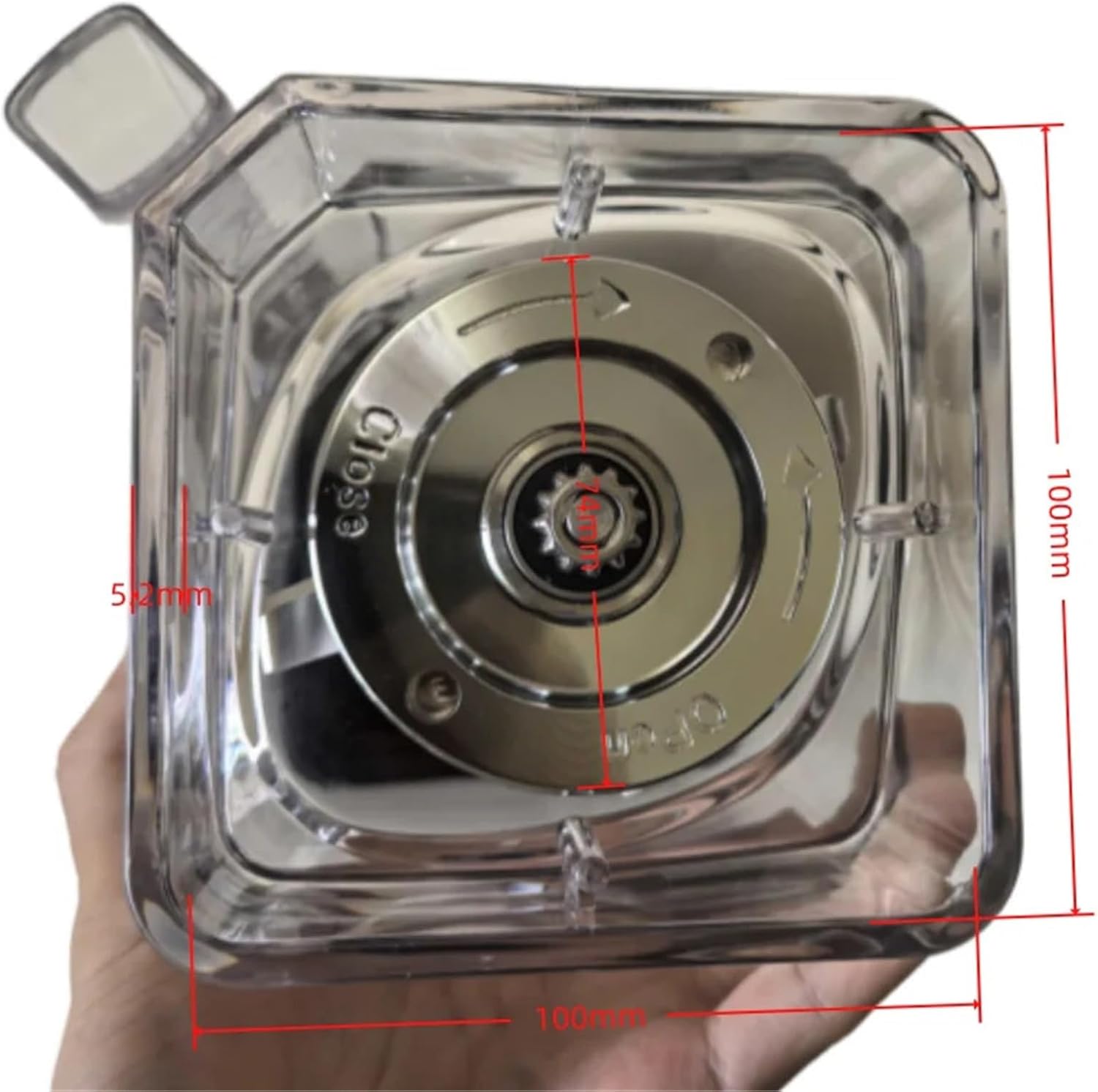 2000ML Blender Container, Kkitchen Food Blender Universal Cup Jar Replace Blender Machine Parts Blender Accessories