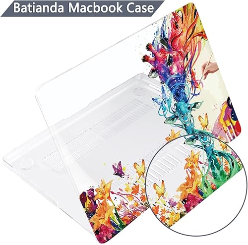 Miniatura 223 de Batianda Funda prémium para MacBook Air de 15 pulgadas 2025 M4 2024 2023 con chip M3 M2 modelo A3241/A3114/A2941, carcasa rígida diseñada