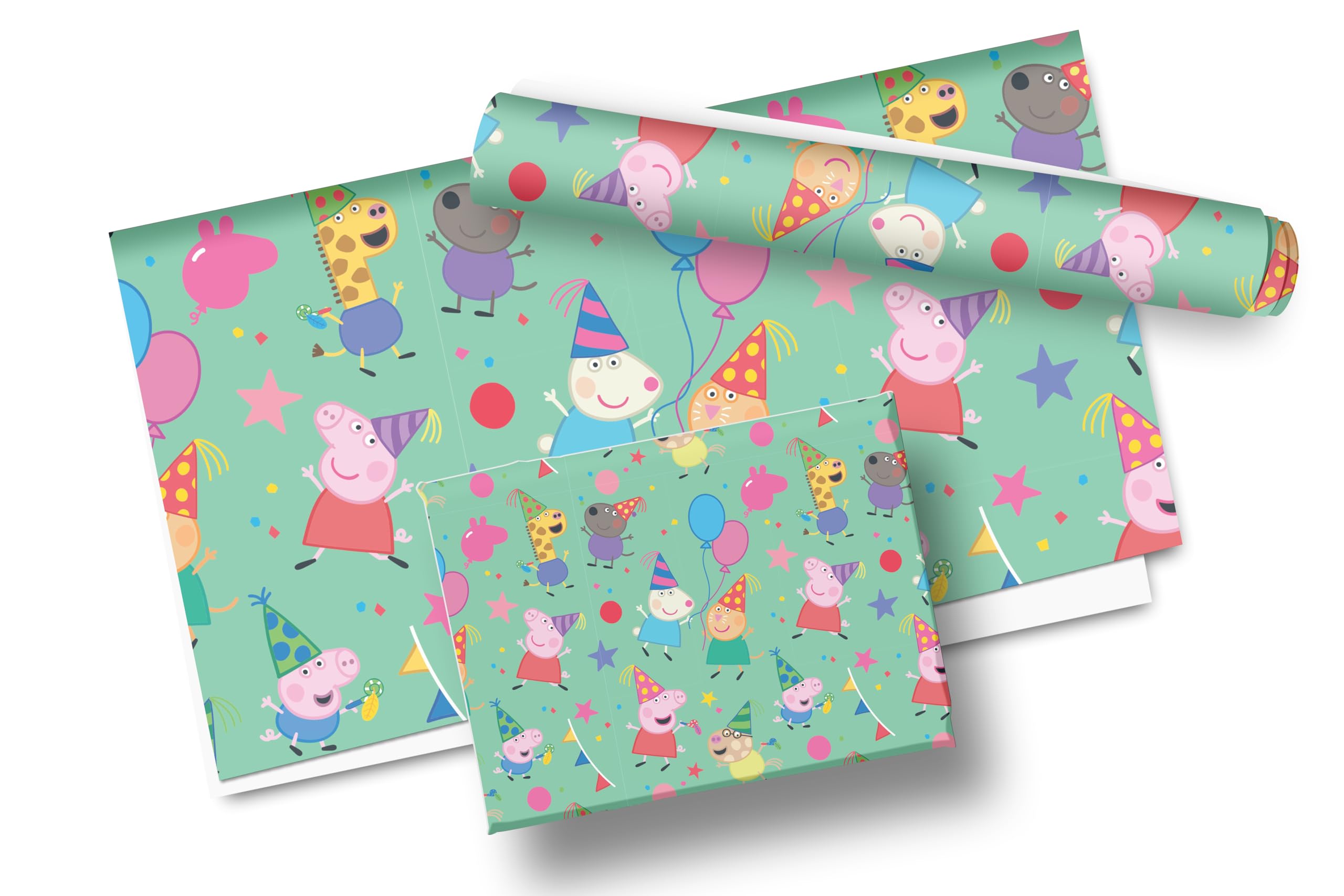 Carta da regalo per compleanno di Peppa Pig, rotolo da 4 m