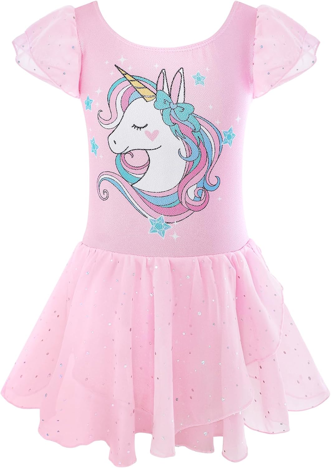 Dance Leotard for Girls Toddler Gymnastics Ballet Dress Dance Outfits for Girls 2-9 Years