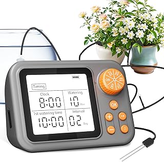 Automatisches Bewässerungssystem für Zimmerpflanzen Indoor, Intelligentes Tropfsystem mit Wassertimer & Feuchtigkeitssensor, Komplettset für 15 Topfpflanzen für Balkon, Gewächshaus -1