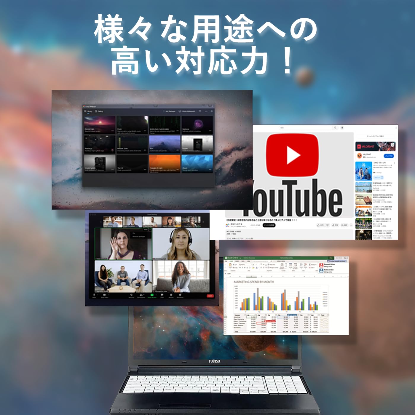 Amazon.co.jp: 【整備済み品】 富士通ノートパソコン FUJI TSU