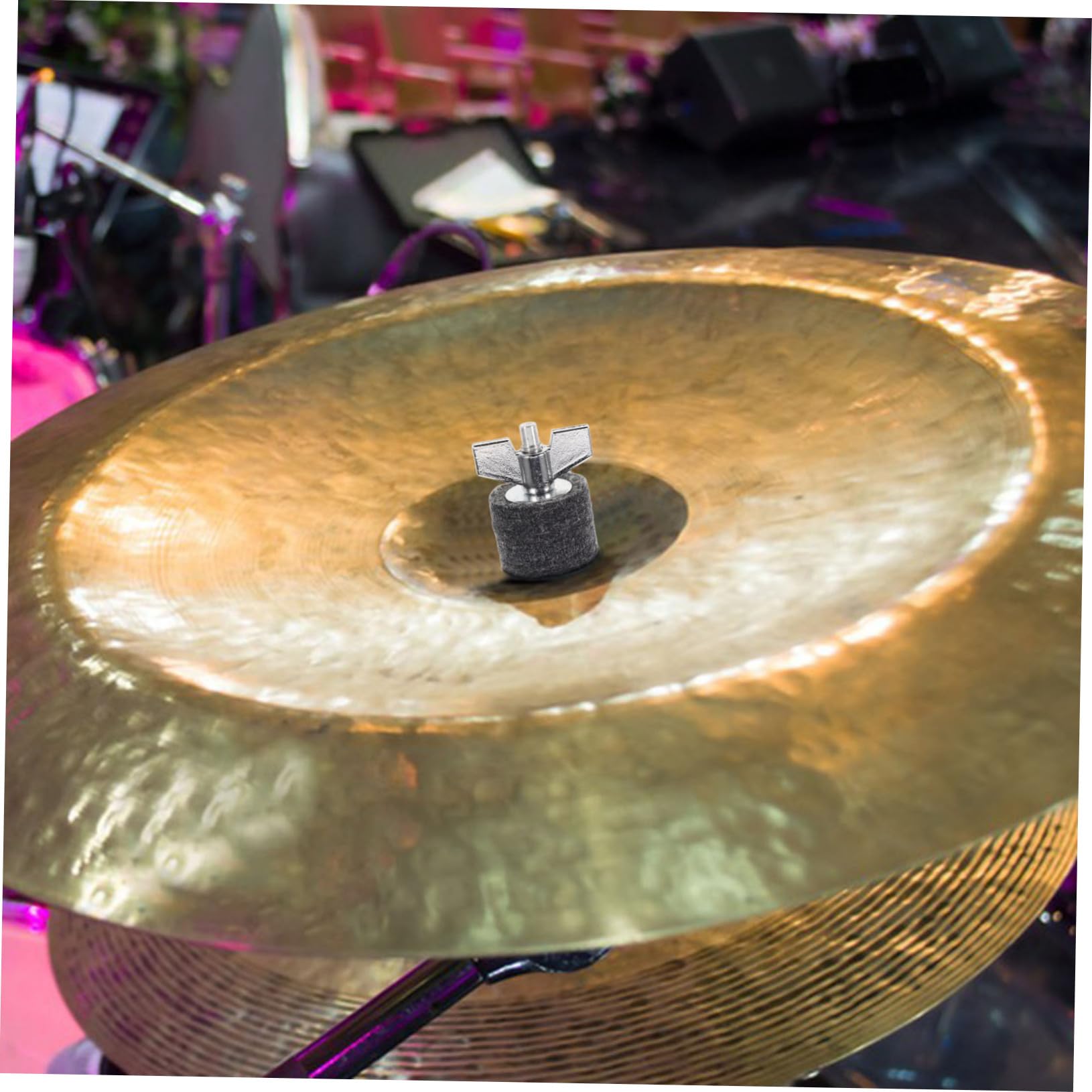 Abaodam Cymbals Stacker for Drum Kit Metal Drum Cymbal Clamp Set Extendable Arm and Felt Pad