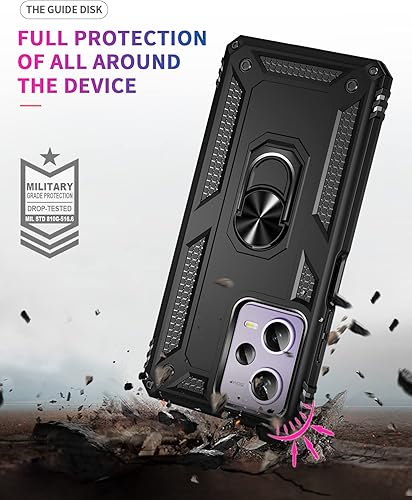 Miniatura 4 de Funda para XiaoMi RedMi Note 12 Pro 5G Poco X5 Pro con 2 unidades Protector de pantalla de vidrio templado, para RedMi Note 12 Pro Heavy Duty Armor