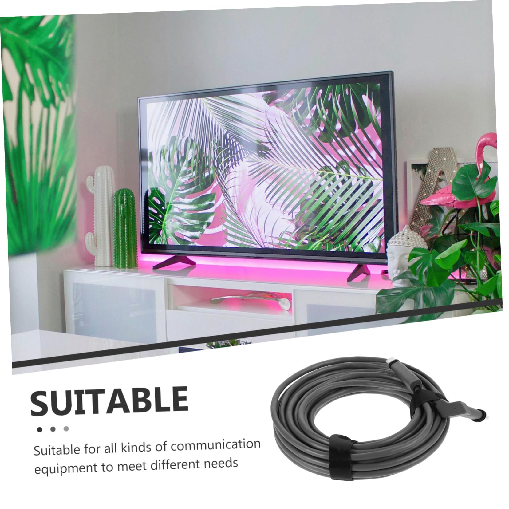 Operitacx Rallonge Réseau V2 en Cuivre Pur pour Équipement de Communication, Câble Ethernet Stable et Rapide pour Bureau ou École
