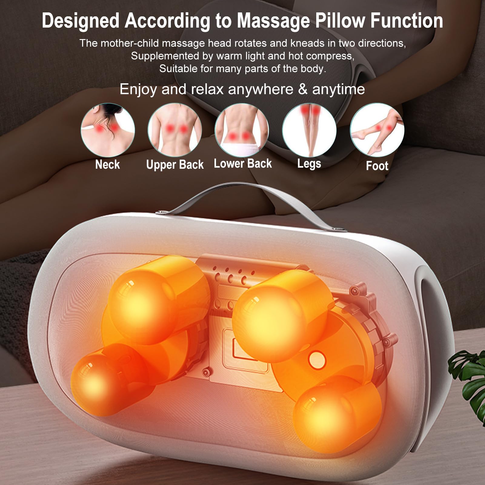 Amazon.com: JIEJUNJIE Abdominal and Hand Massager with 2 Heat