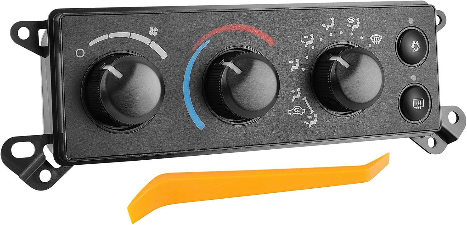 ECCPP A/C Heater Climate Control Module Panel 55057079AB, 55057079AA Compatible With 2006-2008 For Dodge Ram 1500 3.7 HVAC Control Module 2006-2008 For Dodge Ram 1500 5.7L